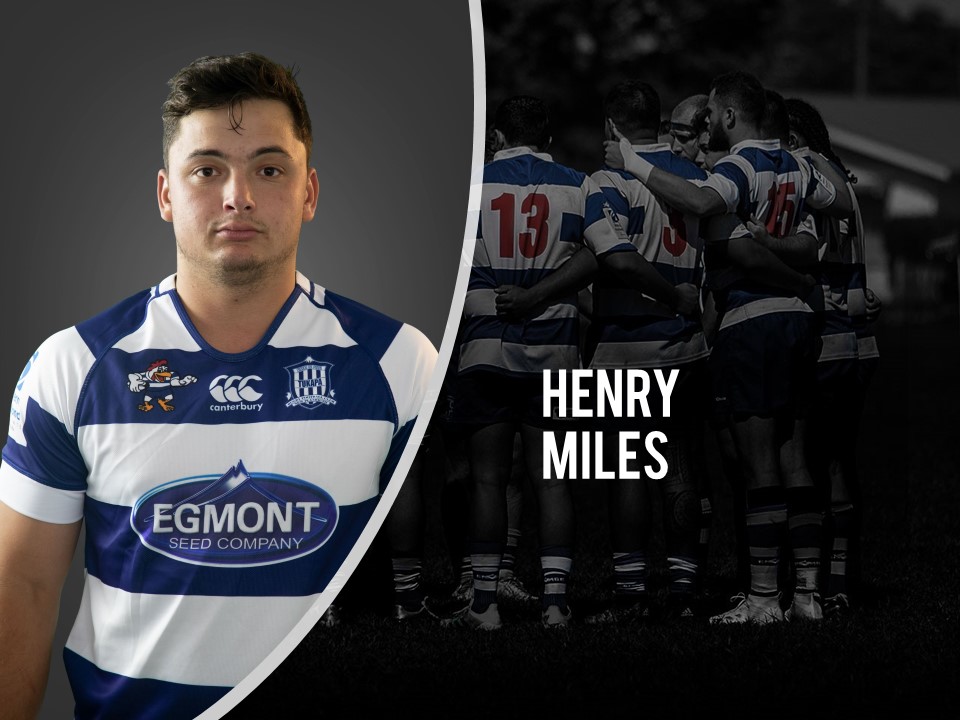 Henry Miles - Egmont Seeds Tukapa Premiers Back of the Year 2020