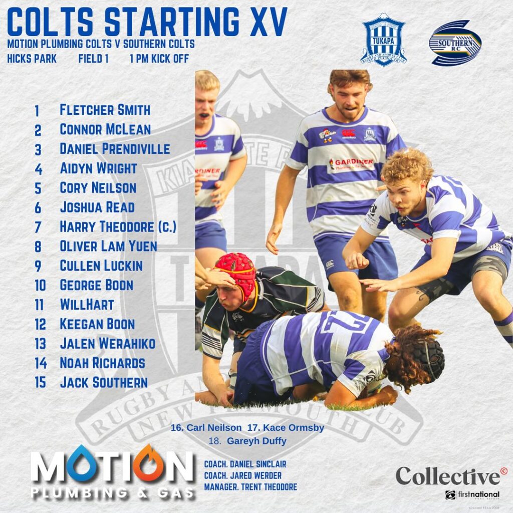 Tukapa Colts Team 25 May 2024